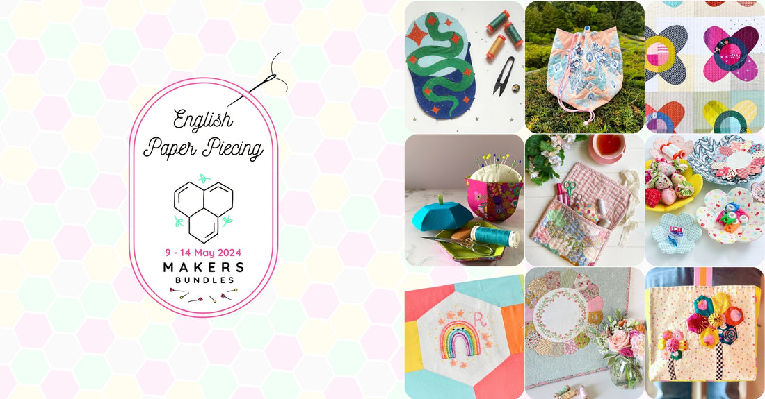 Save 80% with the English Paper Piecing Bundle